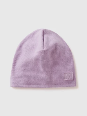 Benetton, Cap In Stretch Cotton, size S, Lilac, Kids United Colors of Benetton