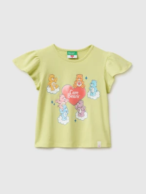 Benetton, Care Bears T-shirt With Glitter, Size: 116, Lime, Kids United Colors of Benetton