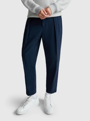 Benetton, Carrot Fit Chinos, size 56, Dark Blue, Men United Colors of Benetton