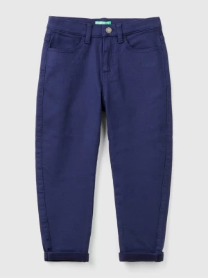 Benetton, Carrot Fit Trousers, size 2XL, Dark Blue, Kids United Colors of Benetton