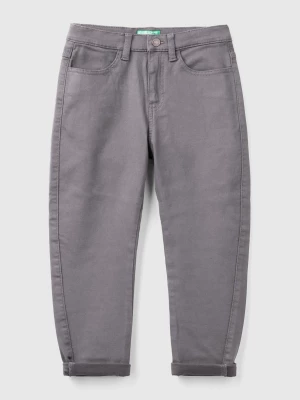 Benetton, Carrot Fit Trousers, size L, Dark Gray, Kids United Colors of Benetton