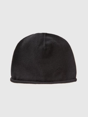 Benetton, Cashmere Blend Cap, size OS, Black, Women United Colors of Benetton