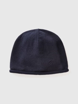 Benetton, Cashmere Blend Cap, size OS, Dark Blue, Women United Colors of Benetton