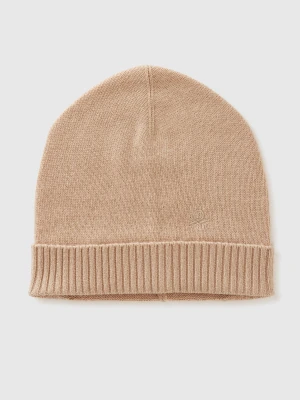Benetton, Cashmere Blend Hat, Size: OS, Beige, Women United Colors of Benetton