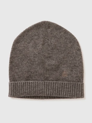 Zdjęcie produktu Benetton, Cashmere Blend Hat, Size: OS, Dark Gray, Women United Colors of Benetton