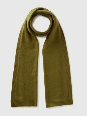 Benetton, Cashmere Blend Scarf, Size: OS, Military Green, Women United Colors of Benetton
