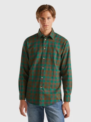 Benetton, Check Flannel Shirt, size XL, Multi-color, Men United Colors of Benetton