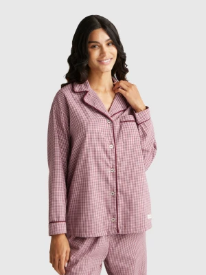 Benetton, Check Pyjama Jacket, Size: XS, Multi-color, Women United Colors of Benetton