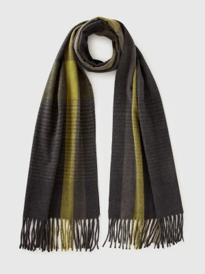 Benetton, Check Scarf, Size: OS, Black, Women United Colors of Benetton