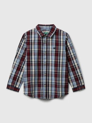 Benetton, Check Shirt In Pure Cotton, Size: 116, Multi-color, Kids United Colors of Benetton