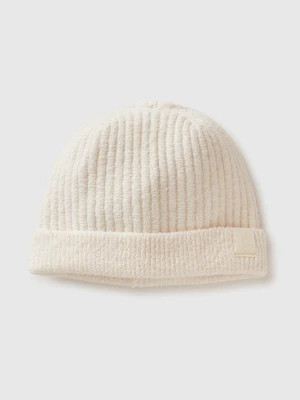 Benetton, Chenille Hat, Size: 74-82, Creamy White, Kids United Colors of Benetton