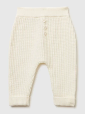Benetton, Chenille Trousers, Size: 82, Creamy White, Kids United Colors of Benetton