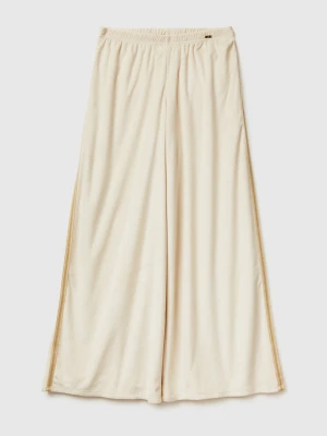 Benetton, Chenille Trousers, Size: XXS, Beige, Women United Colors of Benetton