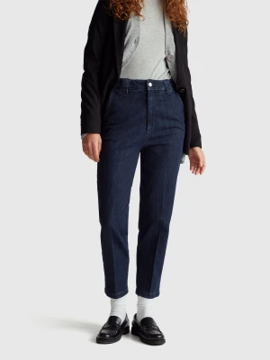 Benetton, Chino Jeans, Blue, Women United Colors of Benetton