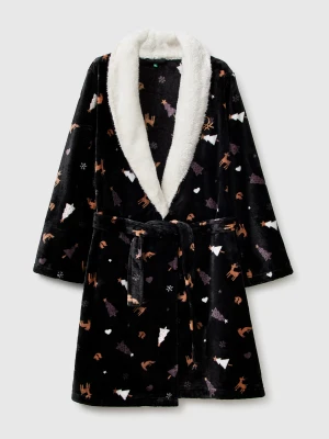 Benetton, Christmas Nightgown, Size: XS, Dark Blue, Women United Colors of Benetton