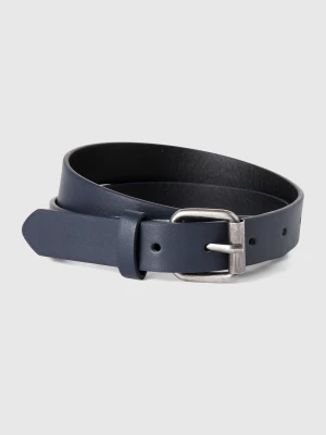 Benetton, Classic Belt With Buckle, Dark Blue, Kids United Colors of Benetton