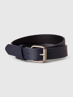 Benetton, Classic Belt With Buckle, size , Dark Blue, Kids United Colors of Benetton