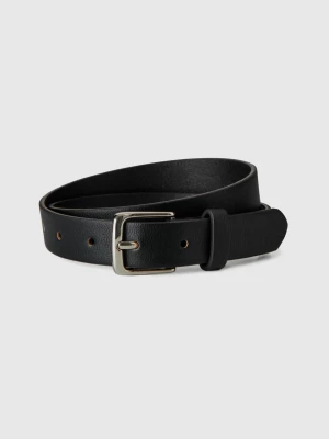 Benetton, Classic Belt With Buckle, size M-L, Black, Kids United Colors of Benetton