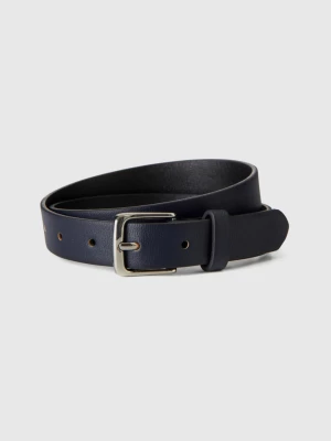 Benetton, Classic Belt With Buckle, size M-L, Dark Blue, Kids United Colors of Benetton