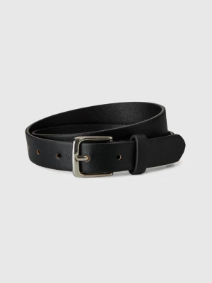 Benetton, Classic Belt With Buckle, size XL-3XL, Black, Kids United Colors of Benetton