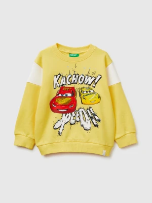 Benetton, Closed Sweatshirt © Disney Pixar Cars, Size: 116, Yellow, Kids United Colors of Benetton