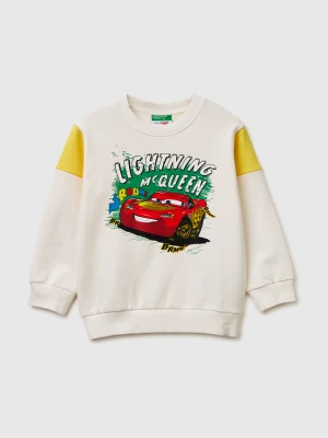 Benetton, Closed Sweatshirt © Disney Pixar Cars, Size: 116, Creamy White, Kids United Colors of Benetton