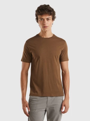 Benetton, Coffee T-shirt, size M, Brown, Men United Colors of Benetton