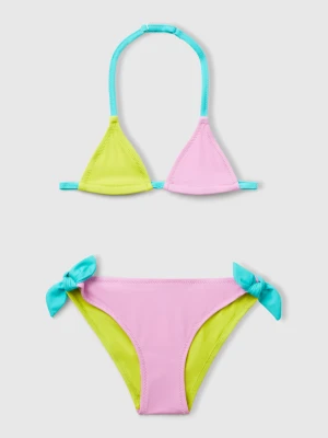 Benetton, Color Block Bikini, size XXS, Multi-color, Kids United Colors of Benetton