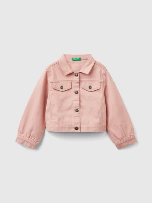 Benetton, Colorful Stretch Cotton Jacket, size 104, Pastel Pink, Kids United Colors of Benetton
