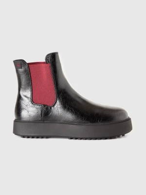 Benetton, Combat Boots In Imitation Leather, Size: 41, Black, Women United Colors of Benetton