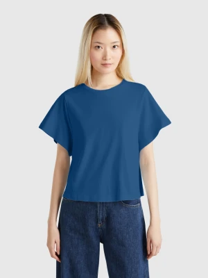 Benetton, Comfort Fit T-shirt, size XXS, Air Force Blue, Women United Colors of Benetton