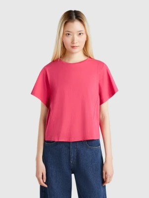 Benetton, Comfort Fit T-shirt, Size: XXS, Strawberry, Women United Colors of Benetton