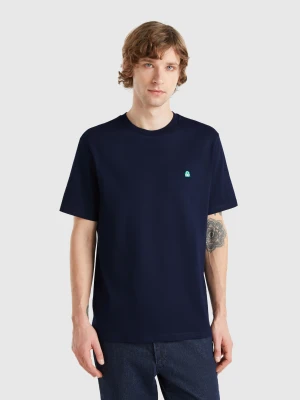 Benetton, Cotton Basic T-shirt, size XS, Dark Blue, Men United Colors of Benetton