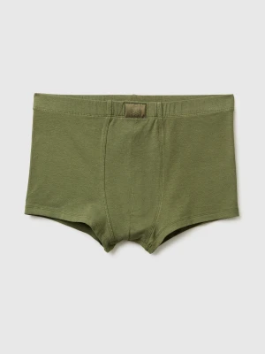 Benetton, Cotton Blend Boxers, Size: XL, Military Green, Men United Colors of Benetton