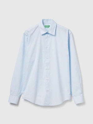 Benetton, Cotton Shirt With Pattern, Size: XS, Multi-color, Men United Colors of Benetton