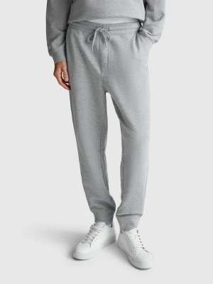 Benetton, Cotton Sweat Joggers, size XS, Light Gray, Men United Colors of Benetton