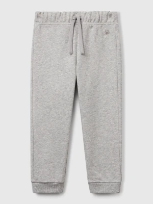 Benetton, Cotton Sweatpants, Size: 116, Light Gray, Kids United Colors of Benetton