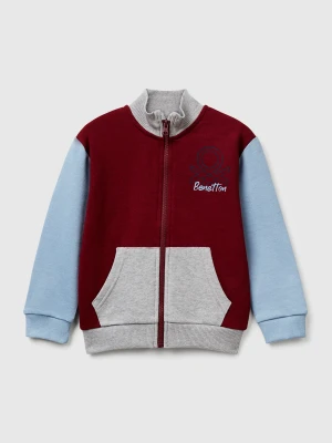 Benetton, Cotton Sweatshirt With Logo, Size: 116, Burgundy, Kids United Colors of Benetton