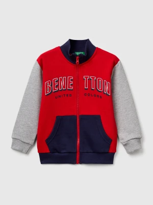 Benetton, Cotton Sweatshirt With Logo, size 90, Red, Kids United Colors of Benetton