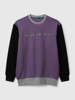 Benetton, Cotton Sweatshirt With Logo, size XL, , Kids United Colors of Benetton