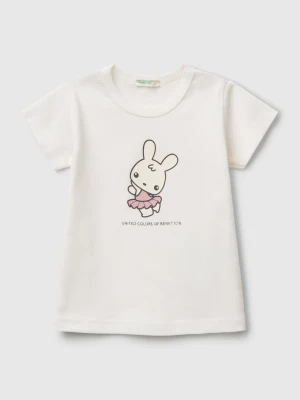 Zdjęcie produktu Benetton, Cotton T-shirt, size 82, White, Kids United Colors of Benetton