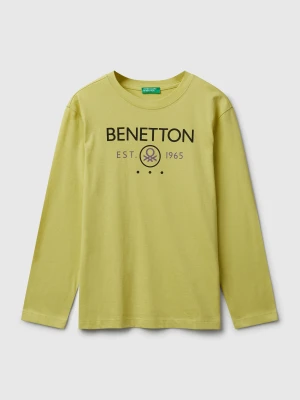 Benetton, Cotton T-shirt, size XL, Yellow, Kids United Colors of Benetton
