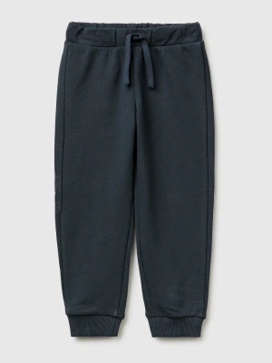 Benetton, Cotton Trousers With Logo, Size: 116, Dark Gray, Kids United Colors of Benetton