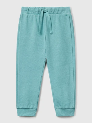 Benetton, Cotton Trousers With Logo, size 116, Sky Blue, Kids United Colors of Benetton