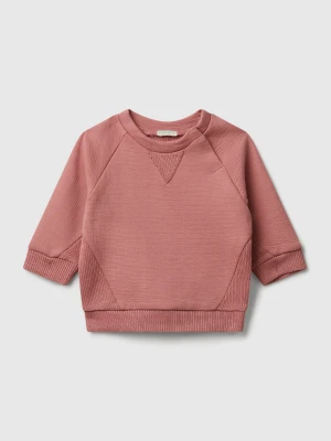 Benetton, Crew Neck Cotton Sweatshirt, Size: 82, Salmon, Kids United Colors of Benetton