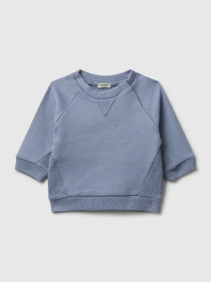 Benetton, Crew Neck Cotton Sweatshirt, Size: 82, Sky Blue, Kids United Colors of Benetton