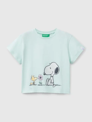 Benetton, Crew Neck Snoopy ©peanuts T-shirt, size 116, Aqua, Kids United Colors of Benetton