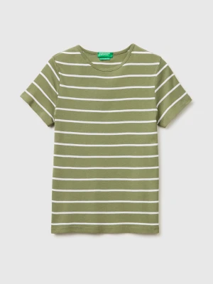 Benetton, Crew Neck Striped T-shirt, Size: XS, Women United Colors of Benetton