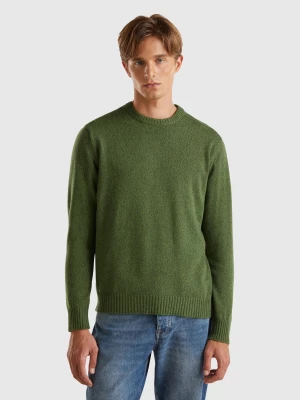 Benetton, Crew Neck Sweater In Cashmere And Wool Blend, size L, , Men United Colors of Benetton