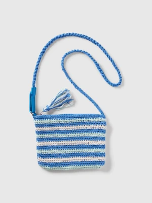 Benetton, Crochet Bag With Tassels, size OS, Multi-color, Kids United Colors of Benetton